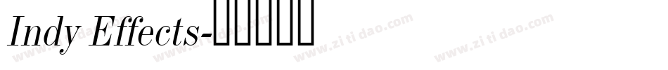 Indy Effects字体转换